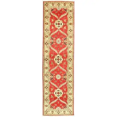 Area Rugs Clearance Up To 80% OFF This Kazak Design Hand-Knotted Wool Red Area Rug. Hand-spun lamb's...