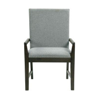 Joss & Main Noel Fabric Arm Chair in Gray
