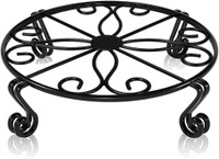 NEW BLACK IRON FLOWER STAND & PLANT HOLDER XY321