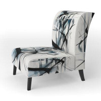 Ivy Bronx Abstract Neutral XII - Upholstered Modern Accent Chair