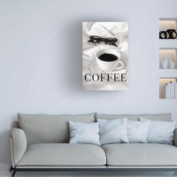 Trademark Fine Art Coffee in Bed - Wrapped Canvas Print