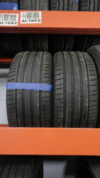 275 45 20 2 Michelin PilotSport Used A/S Tires With 90% Tread Left