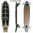 Easy People Longboard Fishtail FT-1 Series Natural Complete + Grip Tape