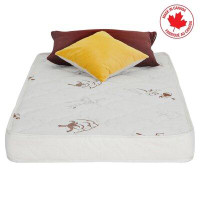 Alwyn Home Alwyn Home Maxima Comfort - Fabriqué au Canada - Luxueux matelas en mousse matelassé réversible en coton