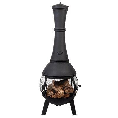Millwood Pines Houle Stove Cast Iron Wood Burning Chiminea in Stoves, Ovens & Ranges
