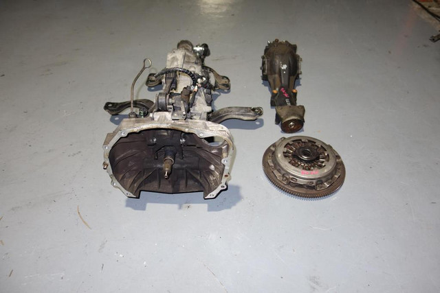 JDM Subaru Impreza WRX Legacy Forester Turbo 5speed AWD Transmission 4.111 Differential Pull Type 1999-2005 in Transmission & Drivetrain - Image 4