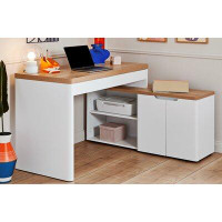 Jahnke L-Shape Desk with Hutch
