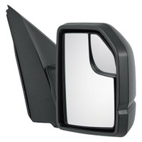 Mirror Passenger Side Ford F150 2015-2018 Manual Standard Type Convex Glass With Blind Spot Textured , FO1321521