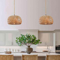 Bay Isle Home™ Plug In Pendant Light With Switch On Cord