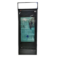 28 inch CHEF Single Glass Door Upright Cooler with TV | Restaurant Equipment | Grocery Store