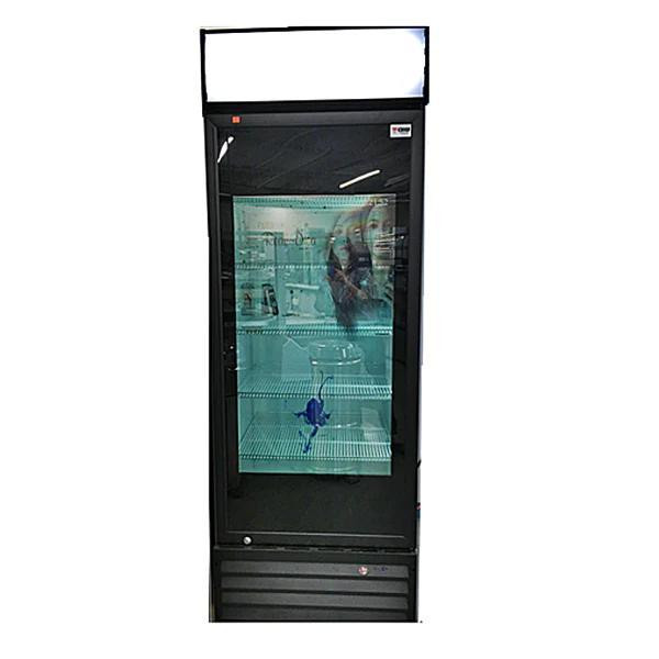 28 inch CHEF Single Glass Door Upright Cooler with TV | Restaurant Equipment | Grocery Store in Industrial Kitchen Supplies