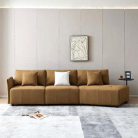 Latitude Run® 120'' Teddy Fabric Sofa