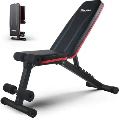 HUGE DISCOUNT Today! Adjustable Weight Bench - Foldable, Multi-Purpose, FREE Fast Delivery