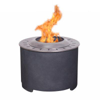 Latitude Run® Outdoor Wood-Burning Smokeless Fire Pit