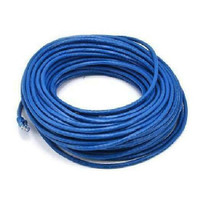 50 ft. Blue High Quality Cat 6 550MHz UTP RJ45 Ethernet Bare Copper Network Cable