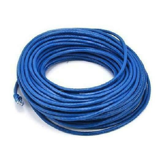 50 ft. Blue High Quality Cat 6 550MHz UTP RJ45 Ethernet Bare Copper Network Cable in Cables & Connectors in West Island