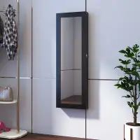 Ebern Designs Armoire à bijoux murale avec miroir Pittner