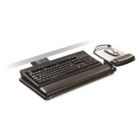 3M 3M Premium Lever-Free Keyboard Tray 7.2" H x 11.7" W Desk Keyboard Platform