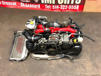 JDM VERSION 8 TWIN SCROLL STI 2002-2007 EJ207 2.0L VF37 DOHC AVCS EJ20T ENGINE REPLACEMENT WITH INTERCOOLER