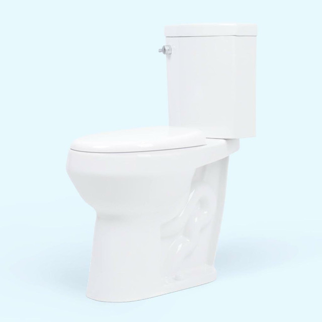 Convenient Height® Toilet - Extra Tall 20.5 Inch Bowl, 2-Piece 1.28/.09 GPF · Bowl height from floor to top of rim: 20.5 in Plumbing, Sinks, Toilets & Showers - Image 3