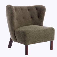 George Oliver Upholstered Armless Chair