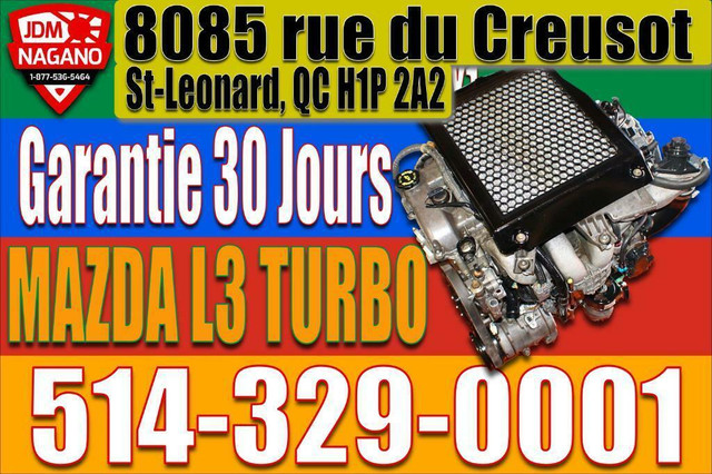 JDM 06-12 MAZDA CX-7 TURBO ENGINE 2.3L L3 07-09 MAZDA SPEED3 L3T DISI MOTOR in Engine & Engine Parts in Ontario