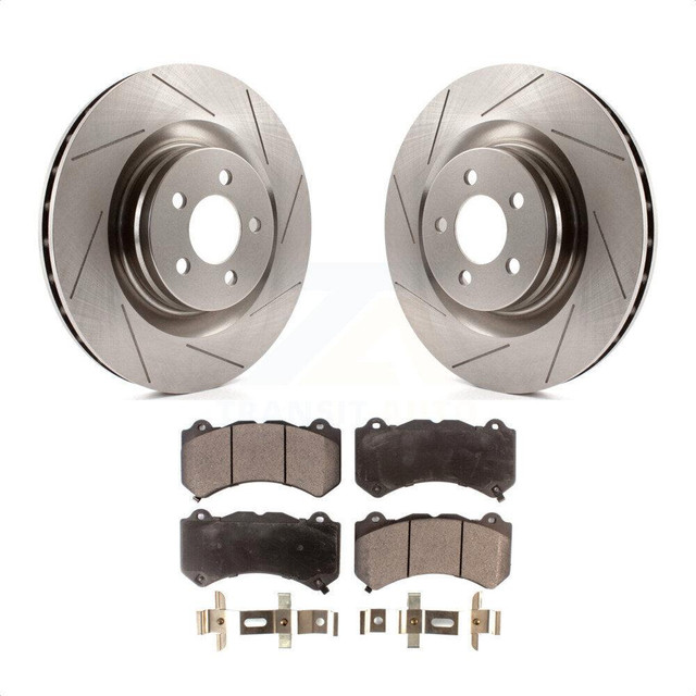 Front Disc Brake Rotors And Ceramic Pads Kit For Dodge Challenger Charger K8T-100225 in Other Parts & Accessories
