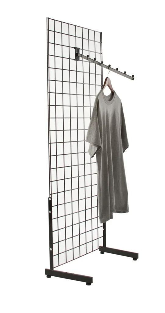 L-LEGS FOR GRID PANELS/FREE STANDING CLOTHING & SHELVING DISPLAY PANEL/ SPACE SAVING/ WHITE, BLACK & CHROME in Other in Ontario - Image 2