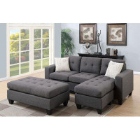 Hollywood Decor Linen Standard Sofa and Chaise