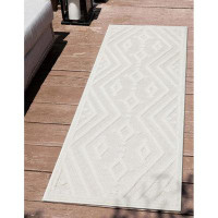 Well Woven Well Woven Sila Mali Outdoor Moroccan Tribal Ivory Indoor/Outdoor Area Rug