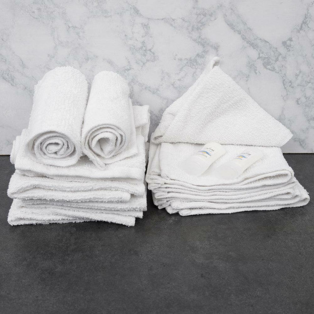 12 x 12 100% Open End Cotton Hotel Wash Cloth 1 lb. - 12/Pack*RESTAURANT EQUIPMENT PARTS SMALLWARES HOODS AND MORE* in Other Business & Industrial in Kitchener / Waterloo - Image 2