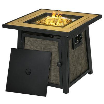 Arlmont & Co. Shuwanda Fire pit table in BBQs & Outdoor Cooking
