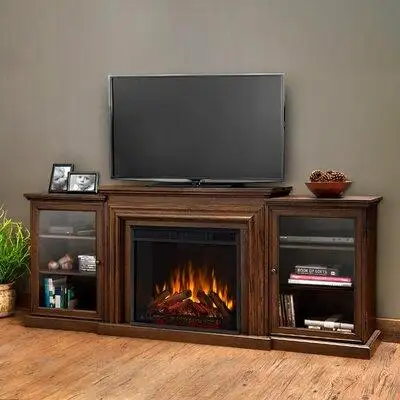 Real Flame Frederick 72'' TV Stand with Fireplace