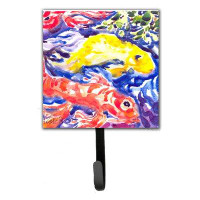 Caroline's Treasures Koi in The Pond Fish Leash Holder and Wall Hook