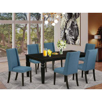 Charlton Home Dvergheim Butterfly Leaf Rubberwood Solid Wood Dining Set