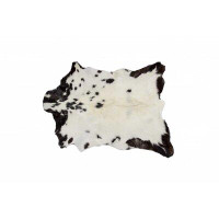 Millwood Pines 2" X 3" White And Black Calfskin - Area Rug