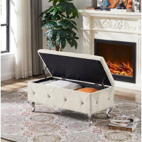 GZMWON Storage Bench, Flip Top Entryway Bench Seat, Storage Chest With Padded Seat