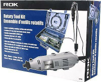 New in box --  ROK® 41-Piece Rotary Tool Kit With Flexible Shaft -- Why pay more at a big box store?