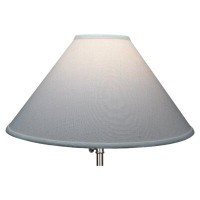 Fenchel Shades 8.75" H X 18" W Empire Lamp Shade -  (Spider Attachment) In Designer Linen Off White
