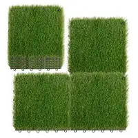 Dilon Desi 12.6" x 12.6" Artificial Grass Turf Panel