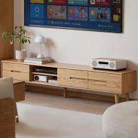 Corrigan Studio Devonte Solid Wood TV Stand for TVs up to 65"