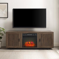The Twillery Co. Rozier 58" Low Profile Tv Stand W/fireplace