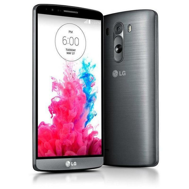 LG G3 32GB ANDROID 4G MODEL AVEC UN GROS ECRAN UNLOCKED/DEBLOQUE FIDO ROGERS KOODO BELL TELUS PUBLIC MOBILE VIRGIN CHATR in Cell Phones in City of Montréal - Image 2