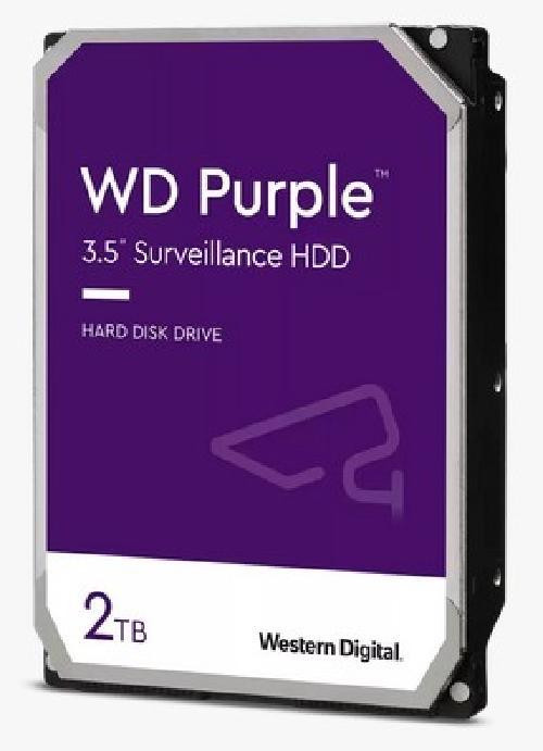 2TB WD Purple Surveillance Hard Drive by Western Digital - 3.5 SATA in Security Systems