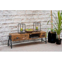 Williston Forge Maust Solid Wood TV Stand for TVs up to 65"