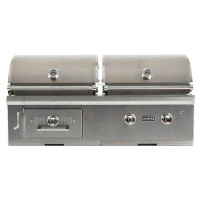 Coyote Grills 2-Burner Built-In Gas and Charcoal Grill