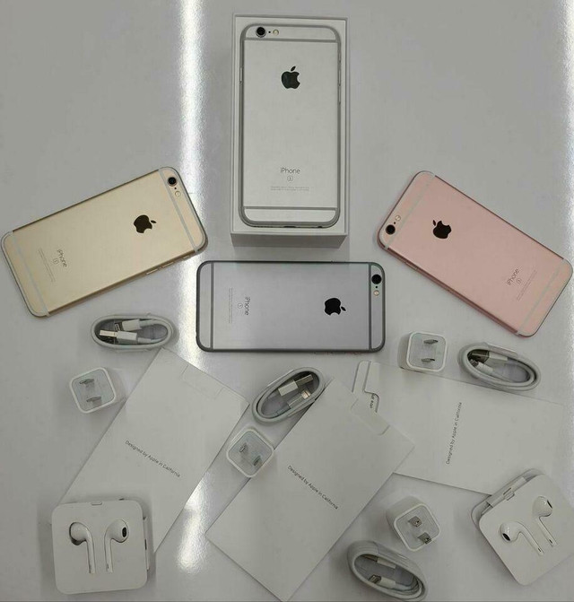 iPhone 6S 16GB, 32GB, 64GB 128GB CANADIAN MODELS NEW WITH ACCESSORIES 1 Year WARRANTY INCLUDED in Cell Phones in British Columbia - Image 4