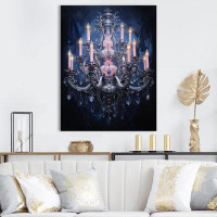 World Menagerie Chandelier Harmony In Contrasts I - Glam Canvas Prints