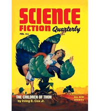 Buyenlarge Science Fiction Quarterly: Killer Plants Vintage Advertisement