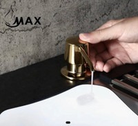 Soap &amp; Lotion Dispenser Shiny Gold Finish